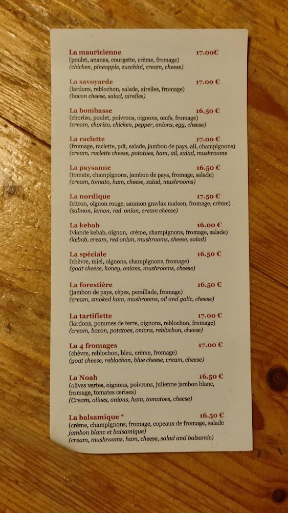 Perce Neige - Menu Image 2